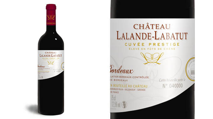 bordeaux rouge prestige 2010 lalande labatut